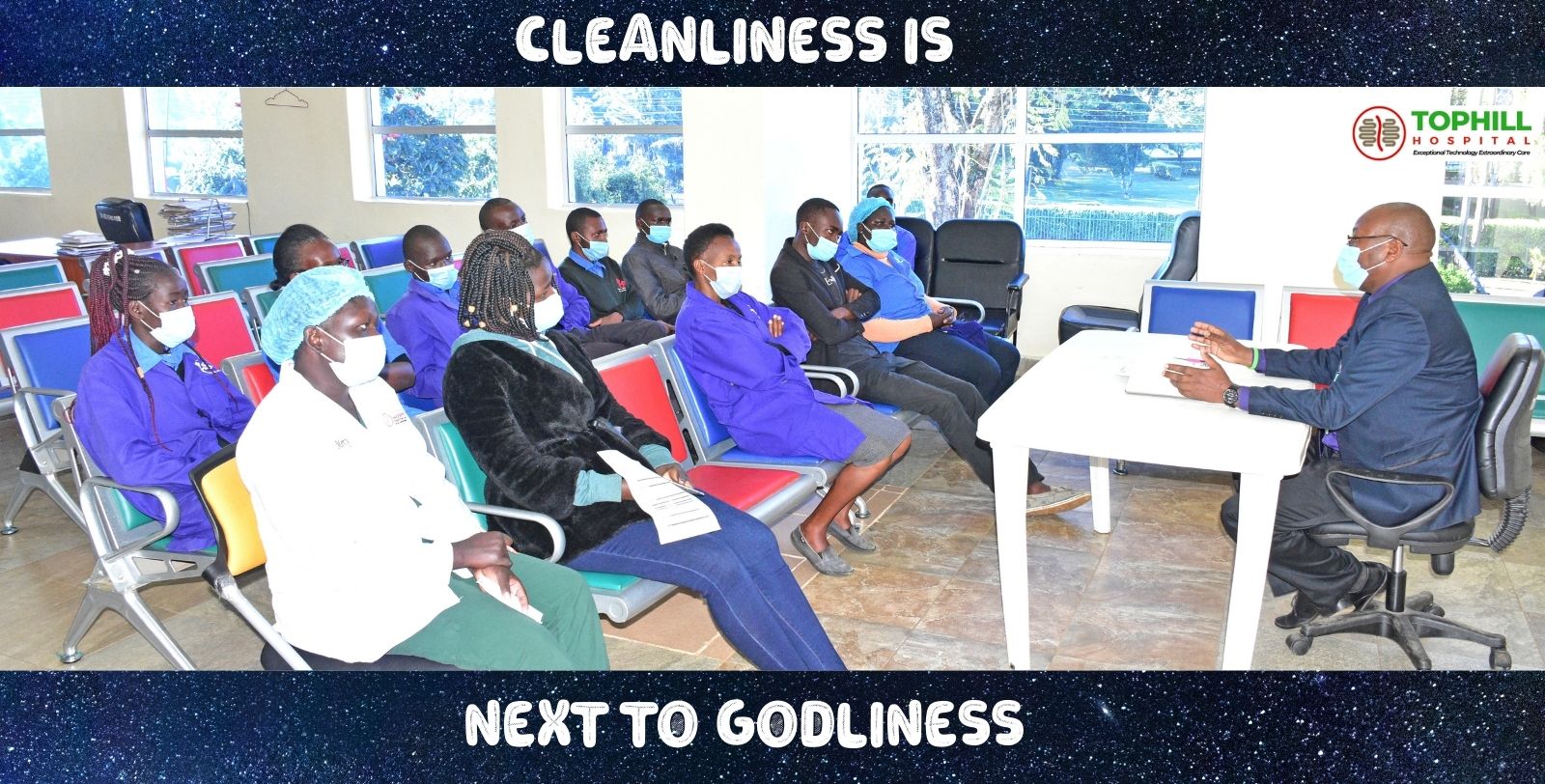 Meeting: Cleanliness is next to Godliness by GM Mr. David Chebii