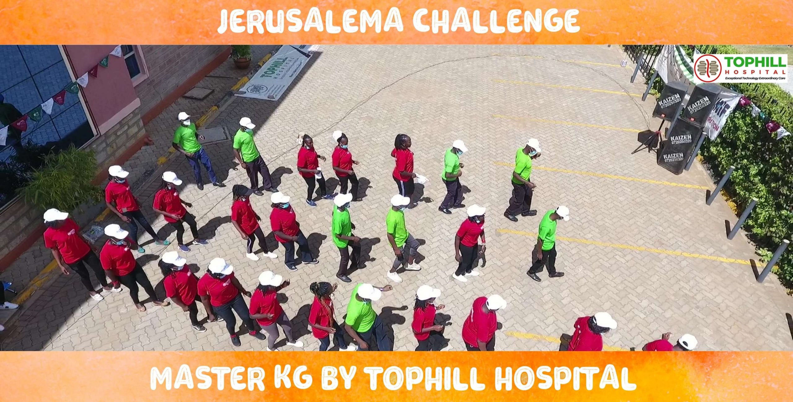 Tophill Hospital performs, Jerusalema Challenge, Master KG [Feat. Nomcebo]